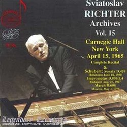 Sviatoslav Richter Archives, Vol. 15