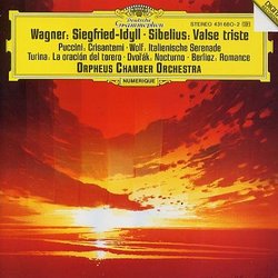 Wagner: Siegfried-Idyll; Sibelius: Valse triste; Puccini: Crisantemi; Wolf: Italienische Serenade; Turina: La oracion del torero; Dvorak: Nocturno; Berlioz: Reverie et caprice