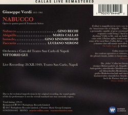 Verdi: Nabucco (Napoli, 20/12/1949)(2CD)