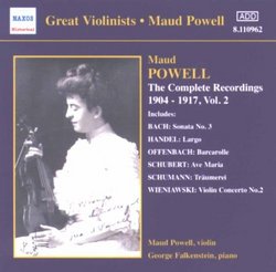 The Complete Recordings of Maud Powell, Vol. 2