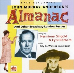 John Murray Anderson's Almanac And Other Broadway-London Revues: Cast Recording