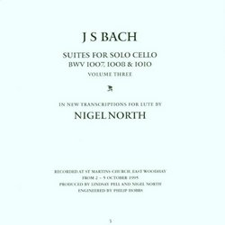 Bach On The Lute - Volume 3