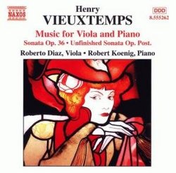Vieuxtemps: Music for Viola and Piano - Sonata Op.36 / Unfinished Sonata Op. Post