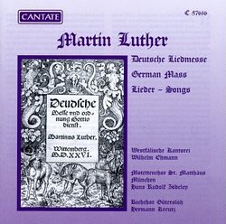 Martin Luther: Deutsche Liedmesse German Hymn Mass Chorales Hymns