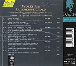 Bach Works for Lute, Harpsichord
