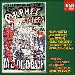 Offenbach - Orphée aux Enfers / Mesplé, Rhodes, Berbié, Sénéchal, Burles, Trempont, Capitole de Toulouse, Plasson