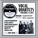 Vocal Quartets, Vol. 1: A/B/C (1928-1940)