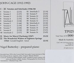 Sonatas & Interludes by Cage, John (1995-04-07?