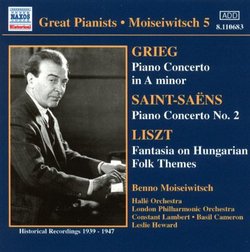 Great Pianists: Moiseiwitsch