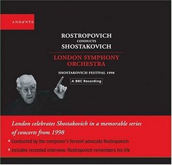 Rostropovich Conducts Shostakovich