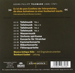 Telemann: Tafelmusik ú Wassermusik ú Konzerte [10 CD]