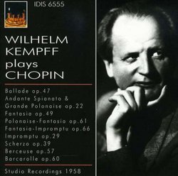 Wilhelm Kempff plays Chopin