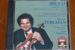 Bruch Violinkonzert Violin Concerto No. 2 Scottish Fantasy Itzhak Perlman Israel Philharmonic Orchestra Zubin Mehta