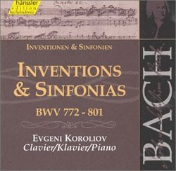 Bach: Inventions & Sinfonias, BWV 772-801