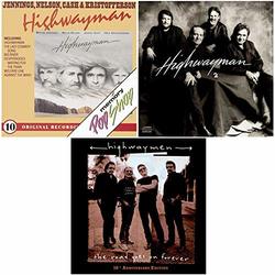 The Highwaymen: Complete Studio Album Discography - 3 CDs (Highwayman / Highwayman 2 / The Road Goes On Forever)