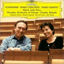 Maria Joao Pires ~ Schumann - Piano Concerto · Piano Quintet / COE · Abbado - Dumay · Caussé · Capuçon · Wang