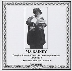 Complete Recorded Works, Vol. 3 by Ma Rainey (1998-01-13)