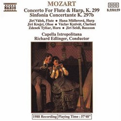 Mozart: Concerto for Flute & Harp, K299; Sinfonia Concertante, K297b