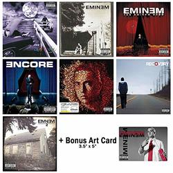 Eminem: Complete Album Discography (1999 - 2013) Classic Collection (Slim Shady / Marshall Mathers LP 1 & 2 / Eminem Show / Encore / Relapse / Recovery) + Bonus Art Card
