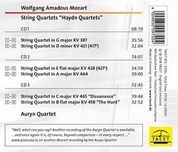 Mozart: The Auryn Series - ""Haydn Quartets"" String Quartets KV 387, 421, 428, 464, 465, 458