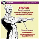 Brahms: Symphony No. 2; Violin Concerto in D