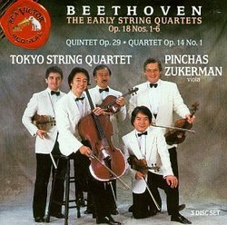 Beethoven: The Early String Quartets Op. 18 Nos. 1-6; String Quintet Op. 29; Quartet Op. 14 No. 1