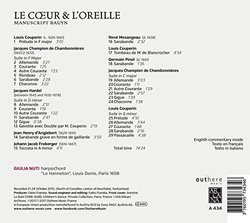 Le C ur & l'Oreille Manuscript Bauyn