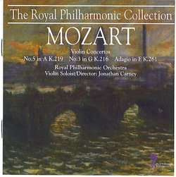 Royal Philharmonic Orchestra: Mozart: Violin Concertos No. 5 in A, No. 3 in G, Adagio in E.