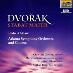 Dvorak - Stabat Mater / Goerke · M. Simpson · Olsen · N. Berg · Atlanta SO · R. Shaw