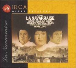 Massenet: La Navarraise / Horne, Domingo, Milnes, Bacquier, Zaccaria, Davies, LSO, Lewis