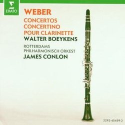 Weber Clarinet Concertos Nos. 1 & 2 + Concertino (Erato)