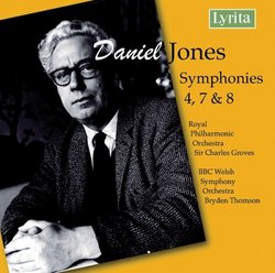 Daniel Jones: Symphonies Nos. 4, 7, 8