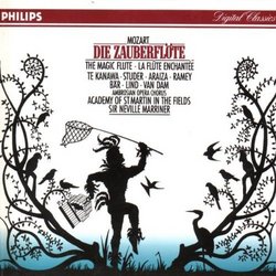 Mozart - Die Zauberflöte (The Magic Flute) / Araiza, Te Kanawa, Studer, Ramey, Lind, van Dam, Bär, Marriner