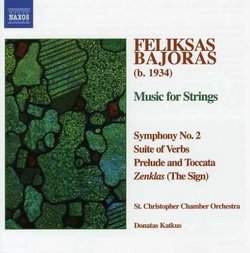 Bajoras: Music for Strings; Symphony