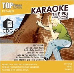 KARAOKE The 90's 2 disc funpack 32 songs vol 1