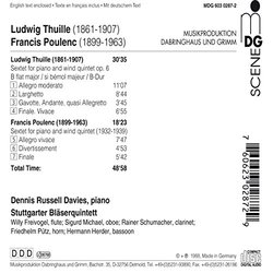 Poulenc & Thuille: Sextets for Piano & Wind Quintet
