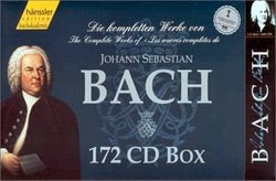 Complete Works of Bach Hanssler Edition Bachakademie 172 CD Box Set