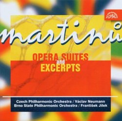 Martinu: Opera Suites & Excerpts