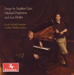 Songs by Stephen Lias, Michael Patterson and Lee Hoiby