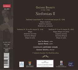 Gaetano Brunetti: Sinfonias II