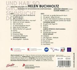 Lieder & Ballads from Helen Buchholtz (1877-1953) in Dialogue with Contemporary Composers