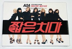 AOA - Miniskirt (5th Single Album) CD + Photo Booklet + Photocard (Angel Card) + Folded Poster + Extra Gift Photocards Set
