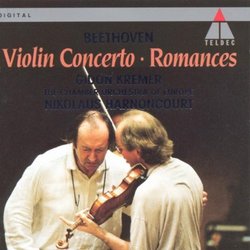 Ludwig van Beethoven: Violin Concerto in D major, Op. 61 / Romance in G major, Op. 40 / Romance in F major, Op. 50 - Gidon Kremer / Chamber Orchestra of Europe / Nikolaus Harnoncourt