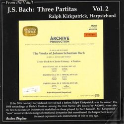 Bach: Three Partitas, Vol. 2