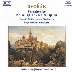 Dvorák: Symphonies Nos. 4 & 8
