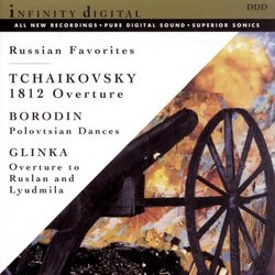 Tchaikovsky: 1812 Overture; Borodin: Polovtsian Dances; Glinka: Overture to Ruslan and Lyudmila