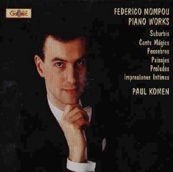 Frederico Mompou: Selected Piano Works