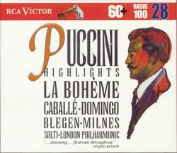 Puccini: La Bohème Highlights (RCA Victor Basic 100, Vol. 28)