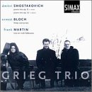 Shostakovich: Pno Trio Op.8 & 67 / Bloch / Martin