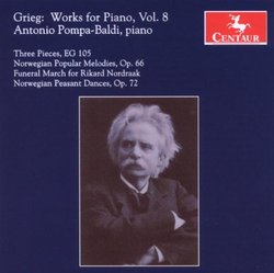Grieg: Works for Piano, Vol. 8